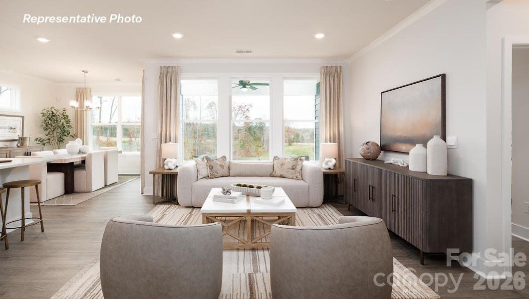 Furnished interior view inside a new home in Westport, York (Image 3). Furnished interior view inside a new home in Westport, York (Image 3).