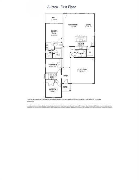 Aurora Floor Plan