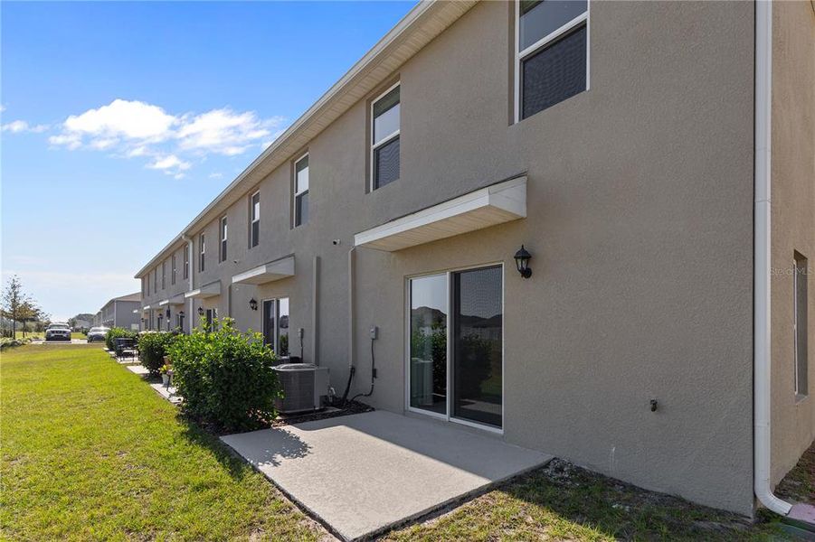 Exterior details and patio area of a home in Harmony West, St. Cloud (Image 28).