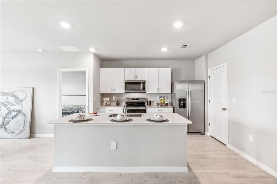 Furnished interior view inside a new home in , Punta Gorda (Image 11).