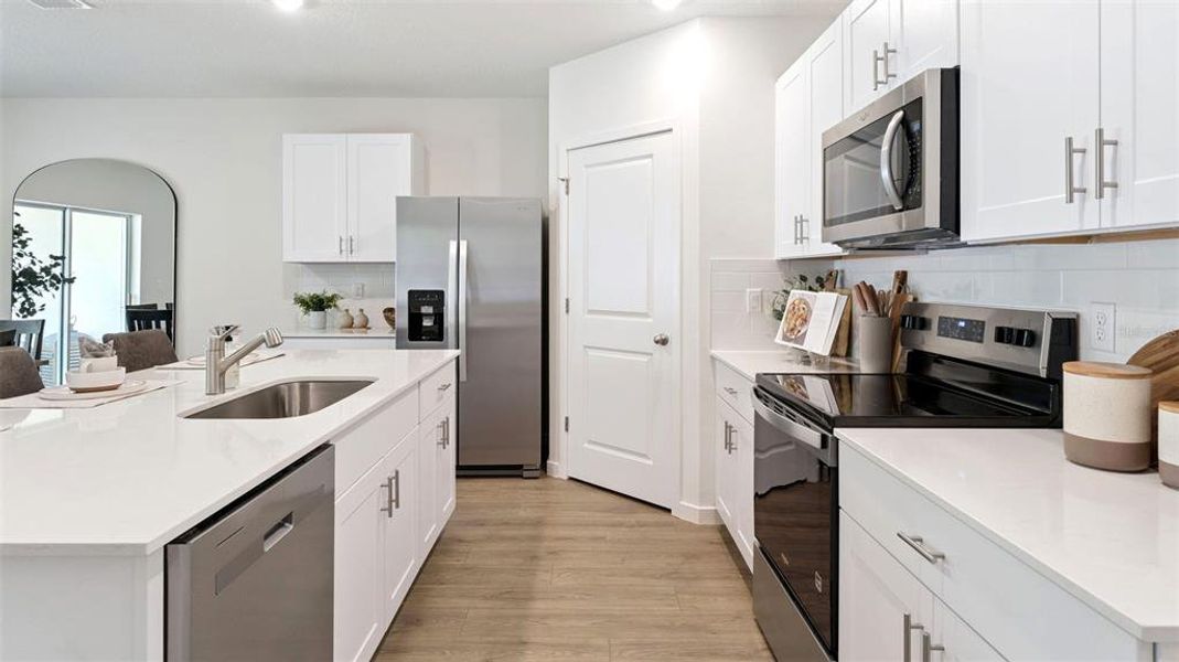 Furnished interior view inside a new home in , St. Cloud (Image 15).
