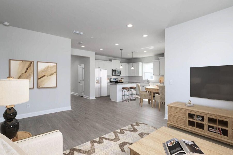 Furnished interior view inside a new home in Bradford Pointe, Summerville (Image 4).