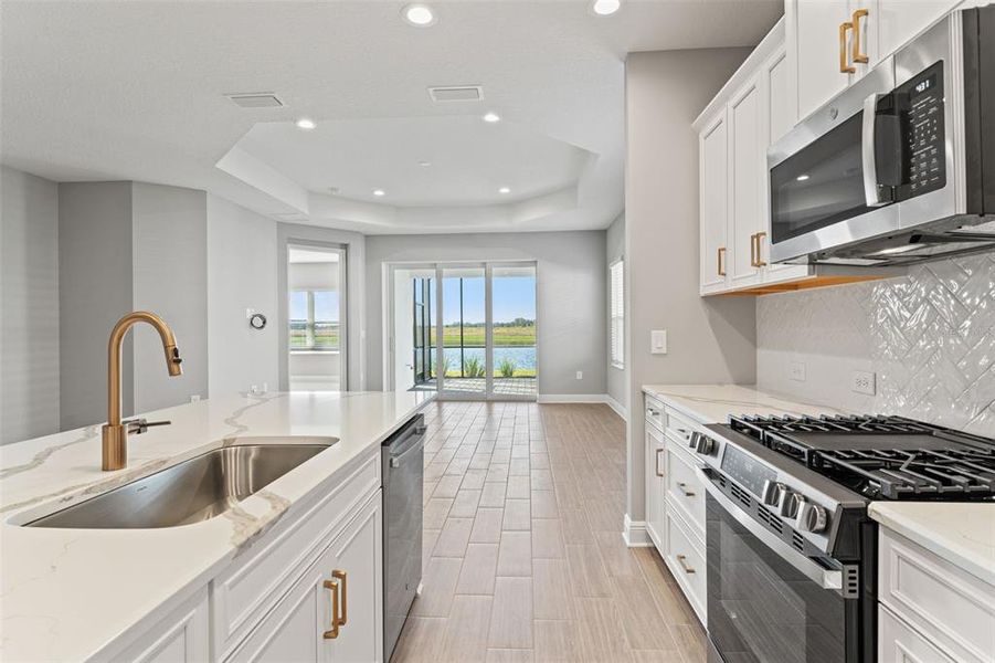 Furnished interior view inside a new home in Palm Grove, Lakewood Ranch (Image 11). Furnished interior view inside a new home in Palm Grove, Lakewood Ranch (Image 11).