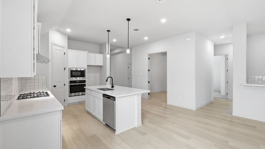 Furnished interior view inside a new home in Taylor Estates, Corinth (Image 33).