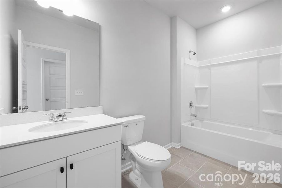 Furnished interior view inside a new home in Edgewood Preserve, Huntersville (Image 15).