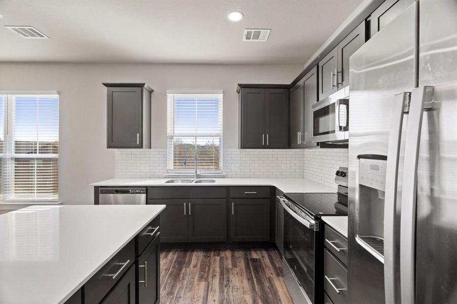 Furnished interior view inside a new home in , Weatherford (Image 6).