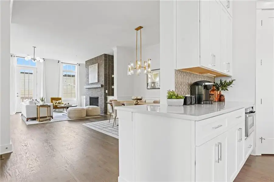 Furnished interior view inside a new home in , Ball Ground (Image 11). Furnished interior view inside a new home in , Ball Ground (Image 11).