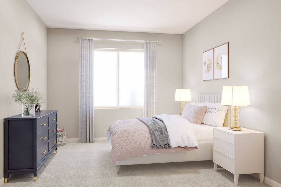 Representative furnished interior of a home built from the 3201 by Tri Pointe Homes in The Aurora Highlands, Aurora (Image 11).