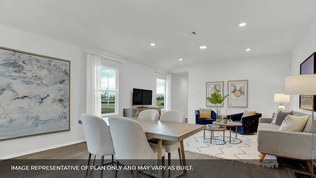 Furnished interior view inside a new home in Southgrove, Kyle (Image 16).