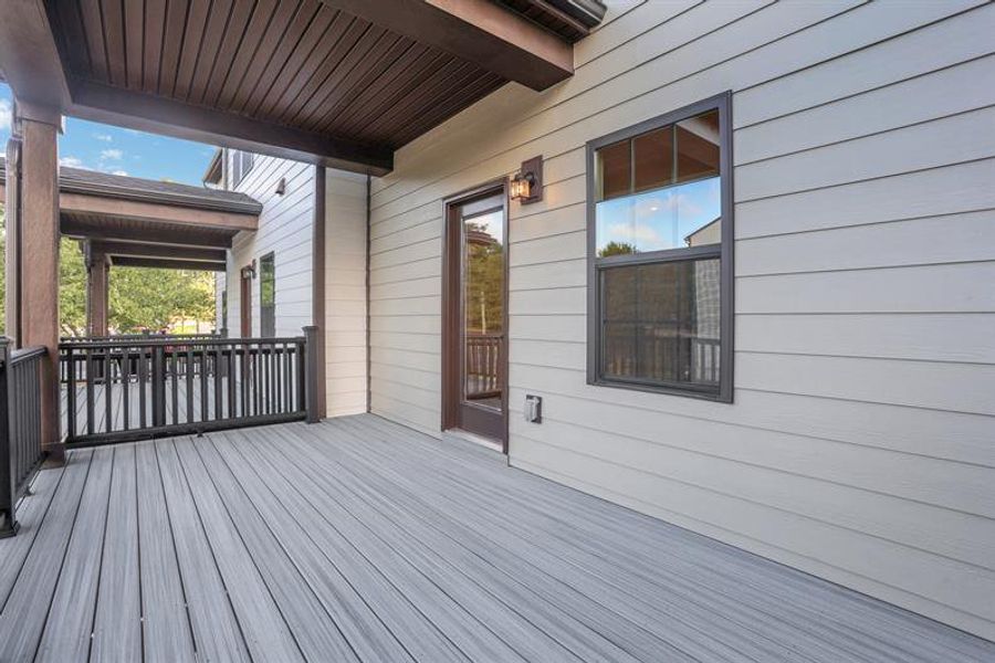 Exterior details and patio area of a home in Alexander Towns, Lawrenceville (Image 2).
