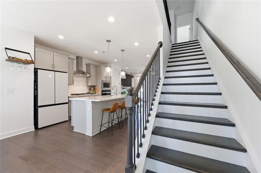 Furnished interior view inside a new home in , Duluth (Image 13).
