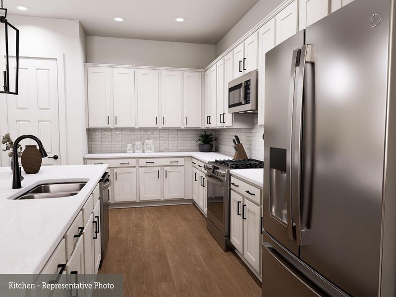 Furnished interior view inside a new home in Colton 45' Homesites, Todd Mission (Image 8).