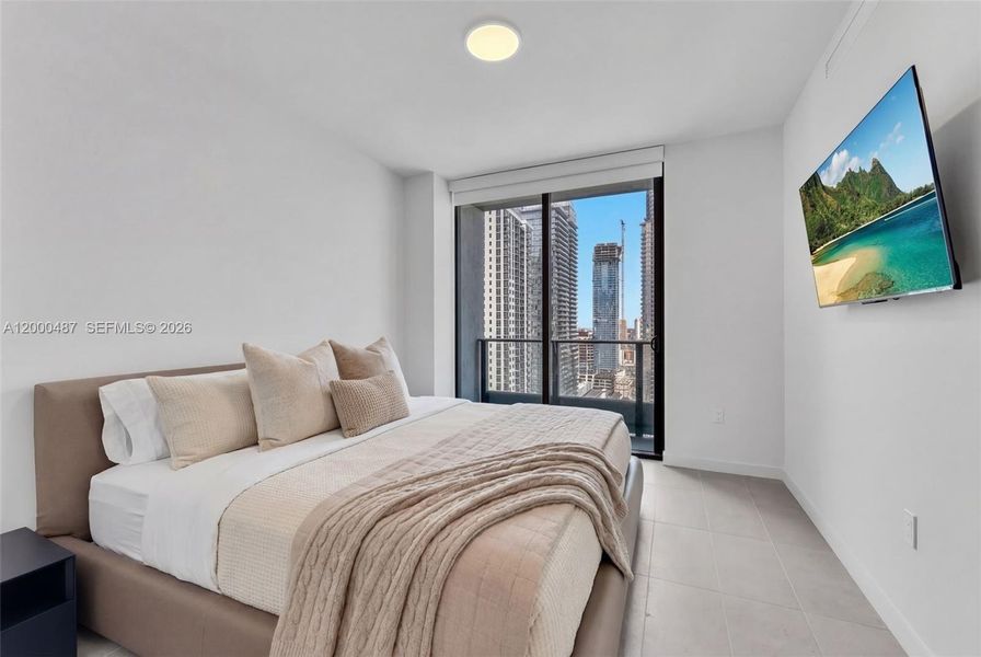 Furnished interior view inside a new home in , Miami (Image 10).