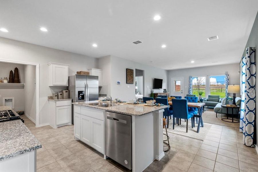 Furnished interior view inside a new home in Springhill South, Boyd (Image 23).