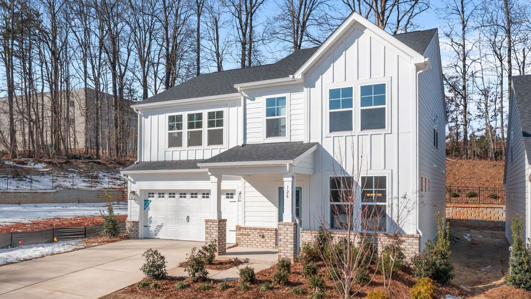 The Burton Plan in Farms at Bellingham by DRB Homes in Charlotte NC