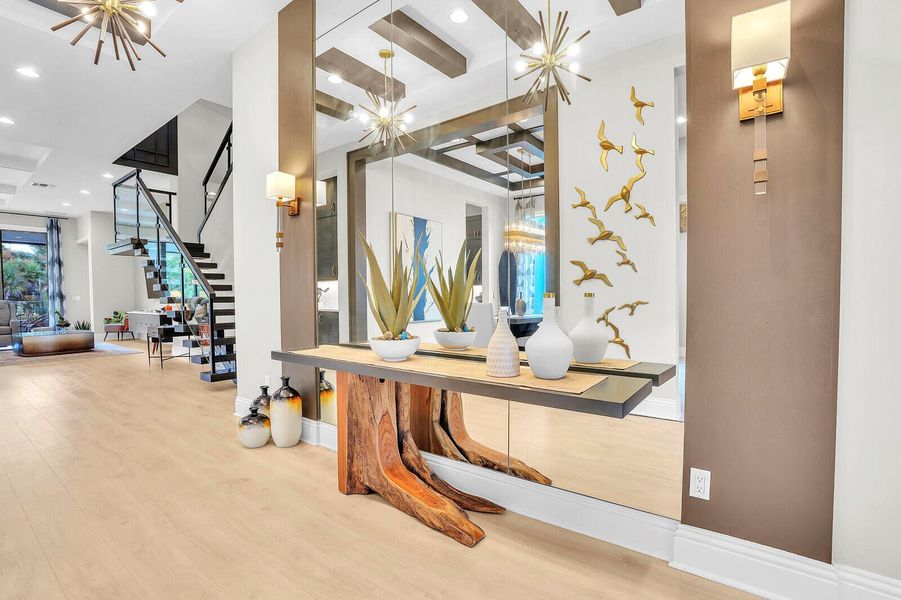 Furnished interior view inside a new home in Alton, Palm Beach Gardens (Image 29).