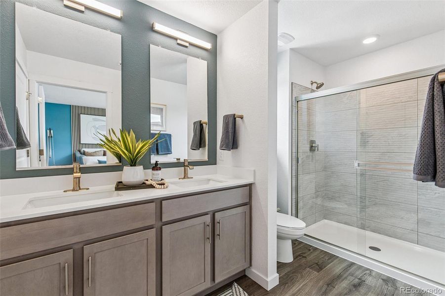 Furnished interior view inside a new home in Arcadia, Denver (Image 4).