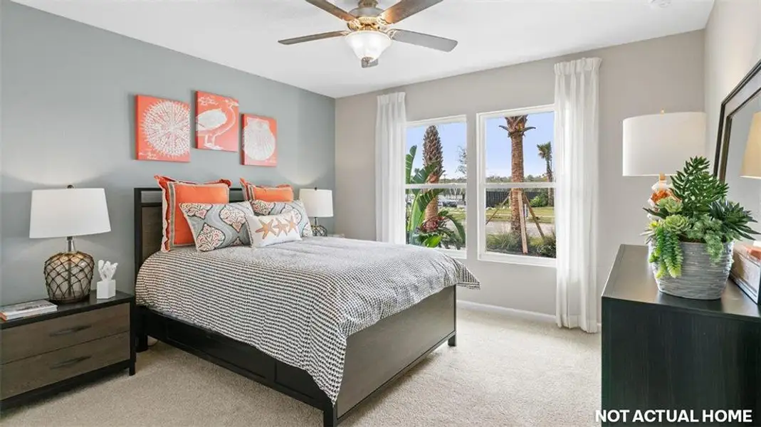 Furnished interior view inside a new home in Sawmill Branch, Palm Coast (Image 7).
