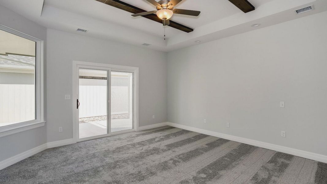 Representative unfurnished interior of a home built from the Portico Tandem Garage by Perfection Builders in The Courtyards at The Heritage, Andover (Image 19).