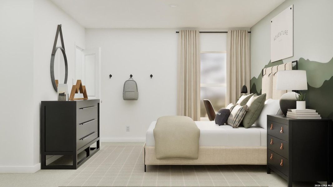 Furnished interior view inside a new home in Navarro Ranch, Seguin (Image 15).