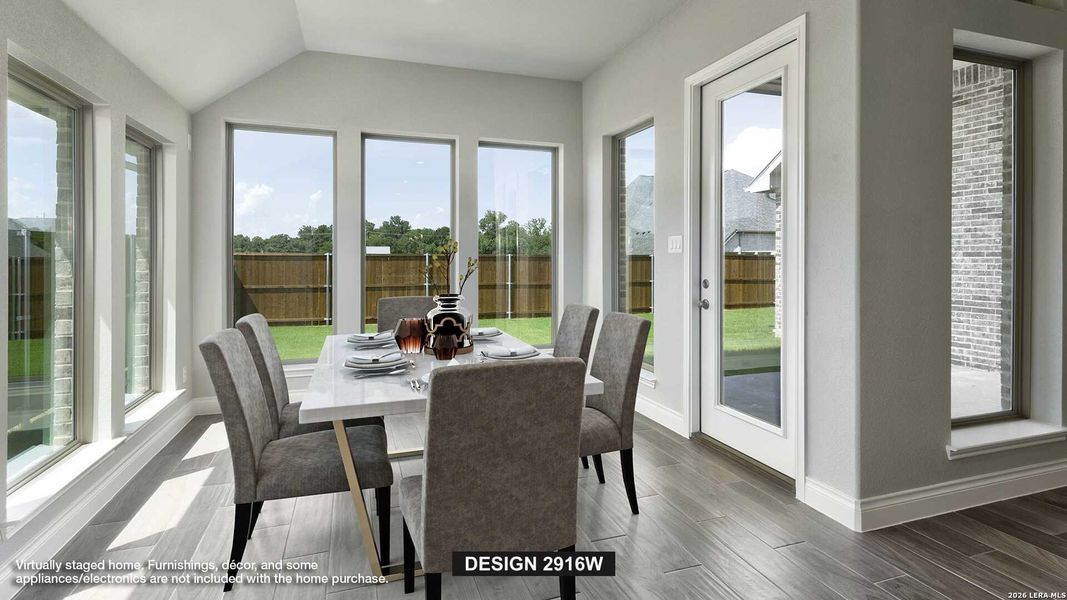 Furnished interior view inside a new home in Meadows of Mill Creek, Seguin (Image 7). Furnished interior view inside a new home in Meadows of Mill Creek, Seguin (Image 7).