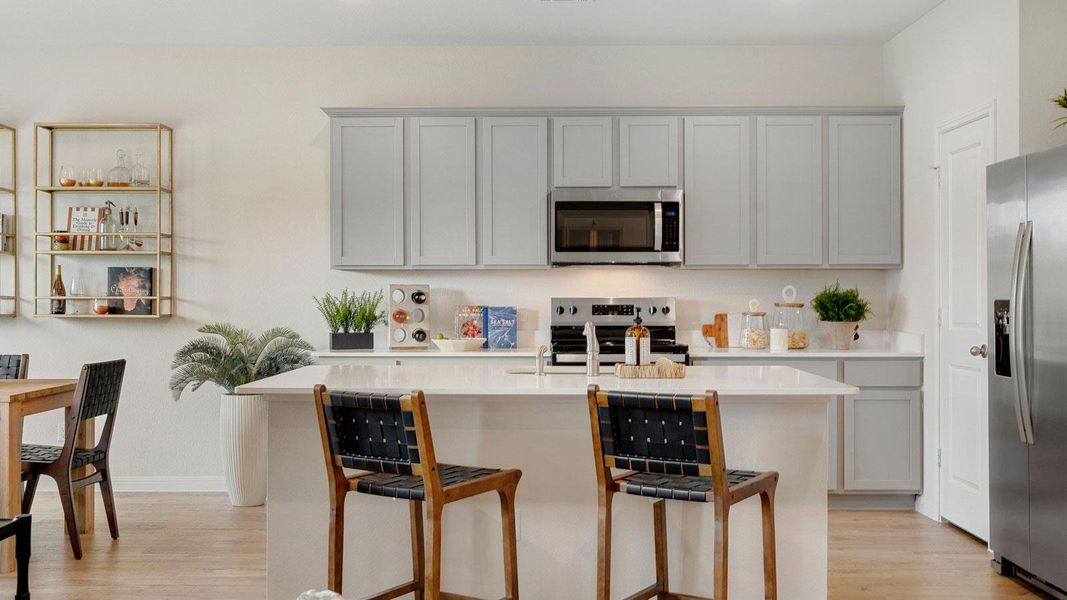 Furnished interior view inside a new home in Thunder Rock, Marble Falls (Image 16).