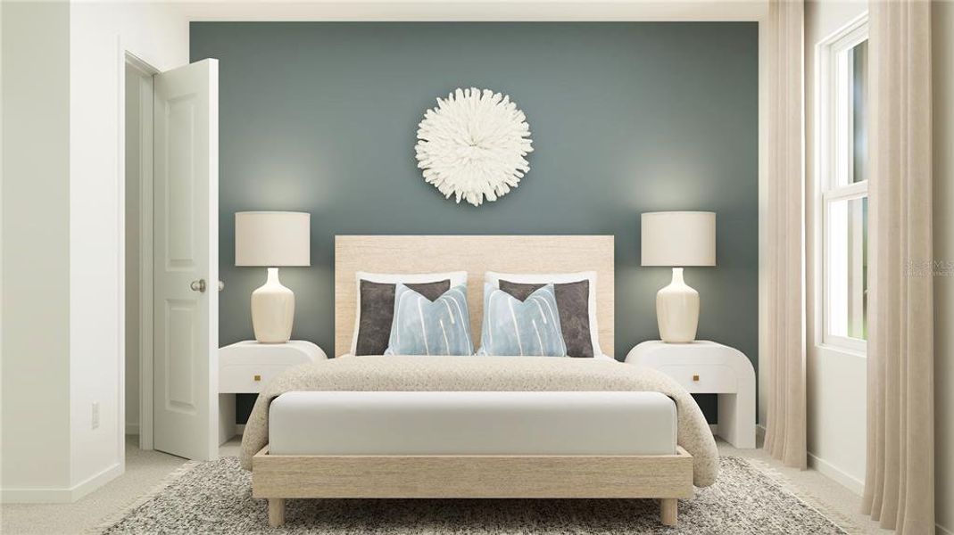 Furnished interior view inside a new home in , Davenport (Image 9).