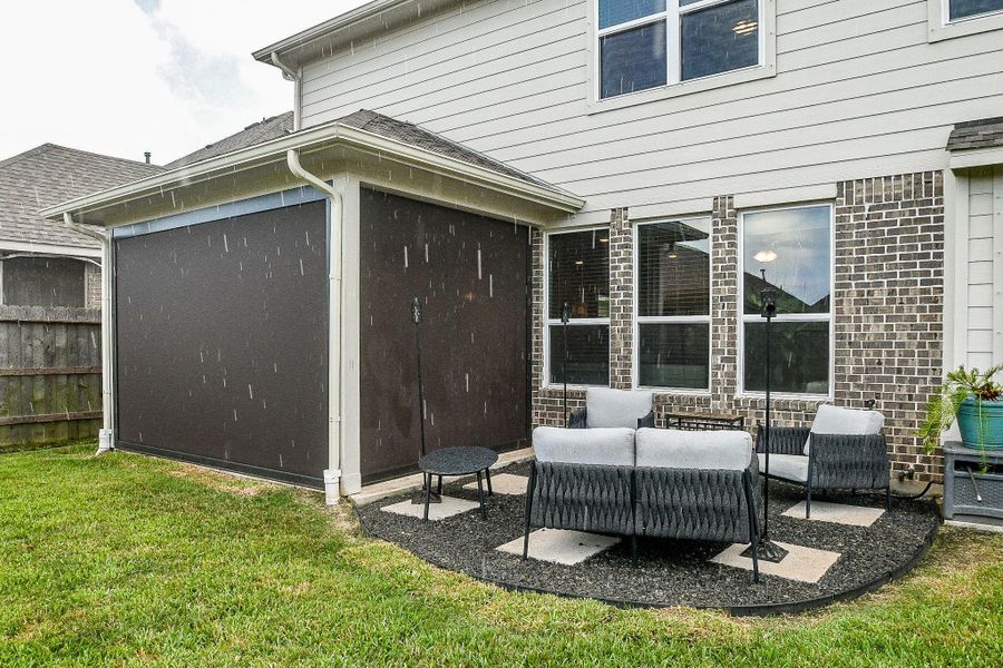 Exterior details and patio area of a home in , Rosharon (Image 26). Exterior details and patio area of a home in , Rosharon (Image 26).