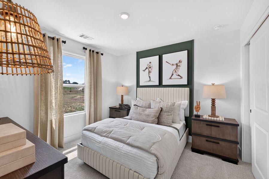 Representative furnished interior of a home built from the Newlyn by Pulte Homes in Windsor Court, Fayetteville (Image 41).