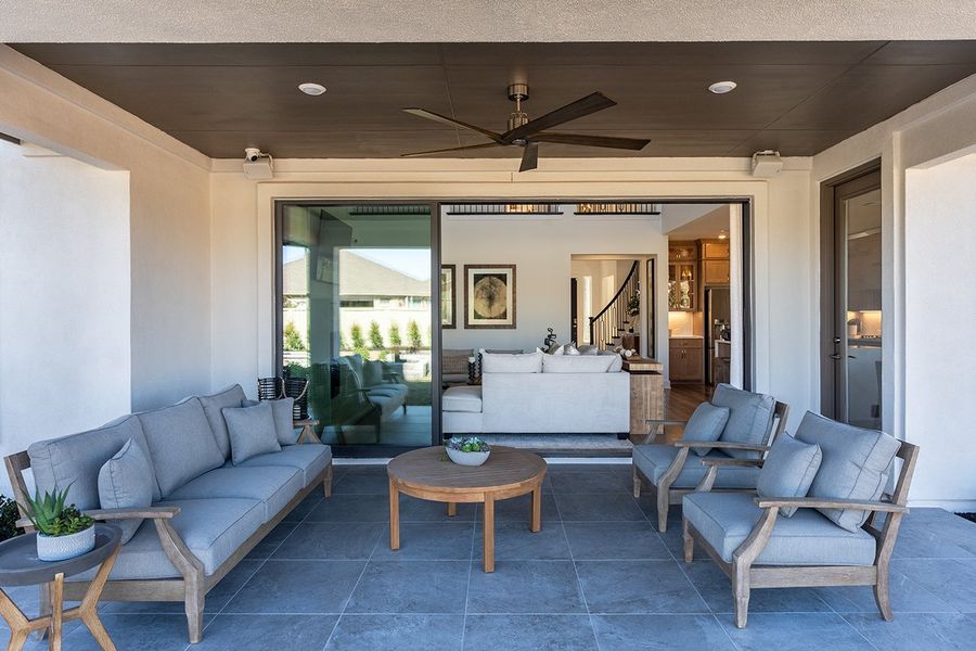 Representative exterior details of a home built from the Ametrine by Taylor Morrison in Parkside on the River, Georgetown (Image 4).