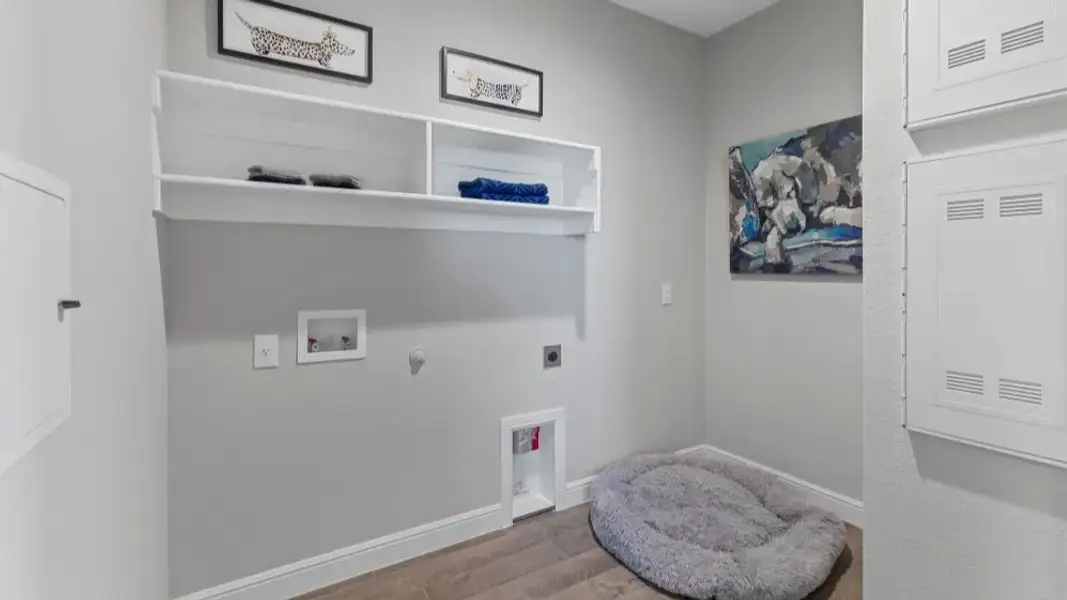 Furnished interior view inside a new home in Bluestem, Rhome (Image 26).
