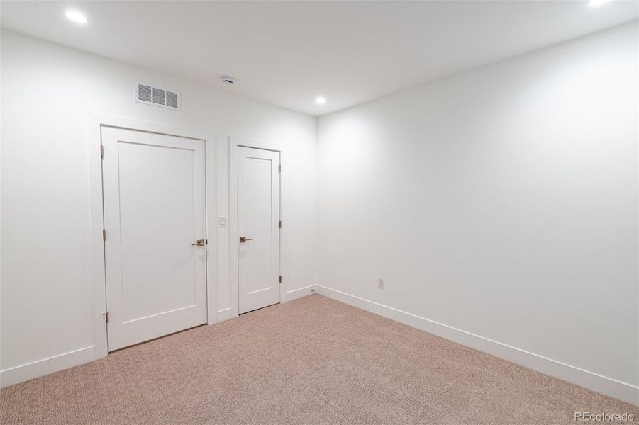 Basement bedroom Basement bedroom