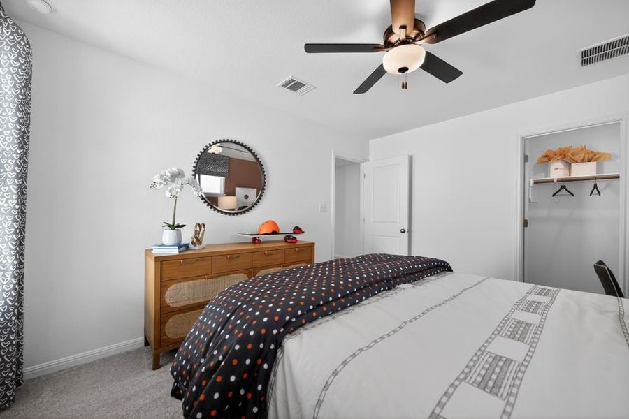 Furnished interior view inside a new home in Turners Crossing, Buda (Image 18). Furnished interior view inside a new home in Turners Crossing, Buda (Image 18).