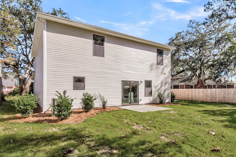 Exterior details and patio area of a home in , Hanahan (Image 3). Exterior details and patio area of a home in , Hanahan (Image 3).