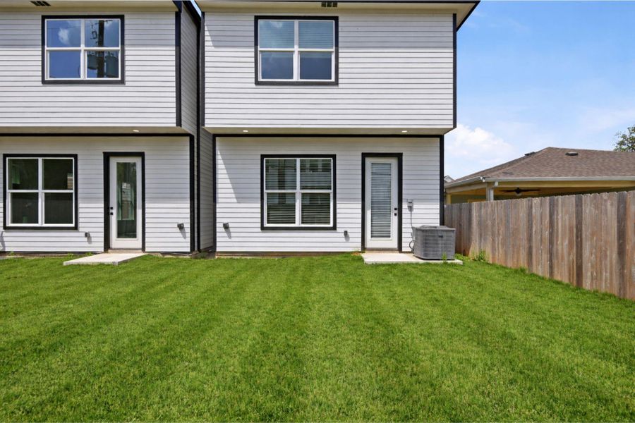 Exterior details and patio area of a home in , Houston (Image 4). Exterior details and patio area of a home in , Houston (Image 4).