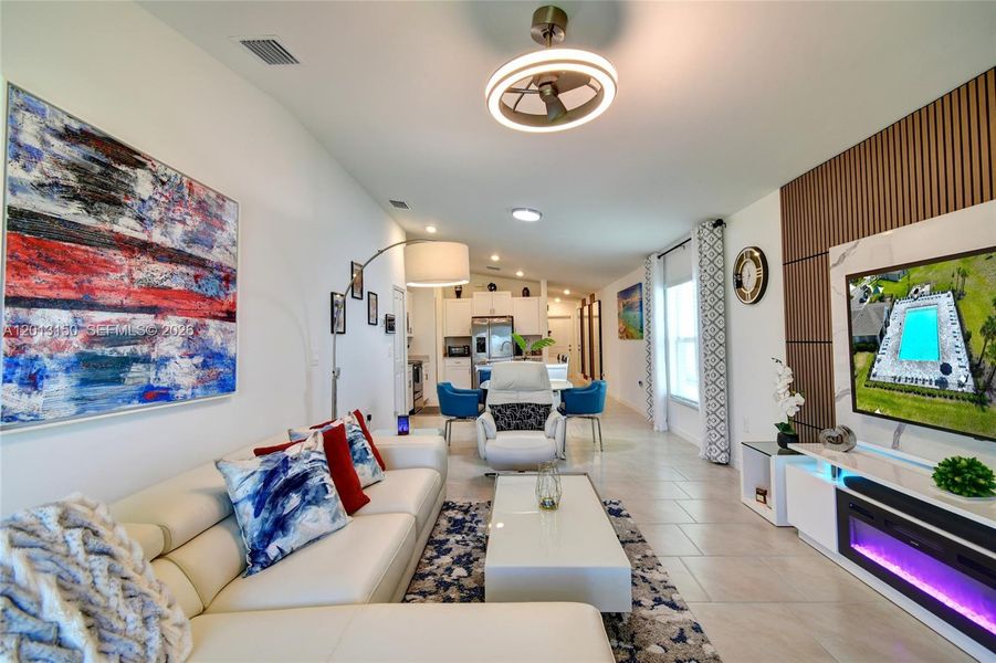 Furnished interior view inside a new home in , Lehigh Acres (Image 19).