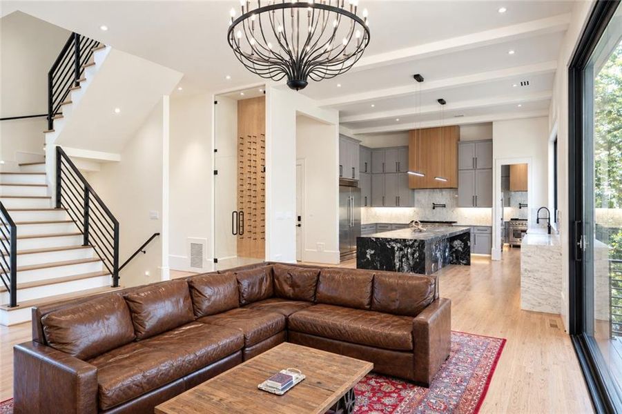 Furnished interior view inside a new home in , Milton (Image 59).