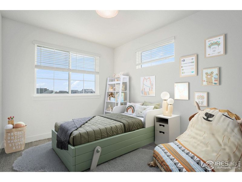 Furnished interior view inside a new home in Eagle Brook Meadows, Loveland (Image 9).
