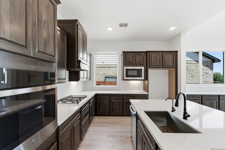Furnished interior view inside a new home in Stillwater Ranch, San Antonio (Image 6).