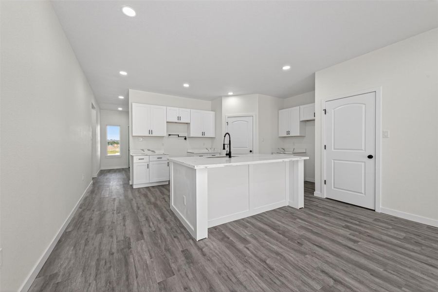 Furnished interior view inside a new home in , Cleveland (Image 6).