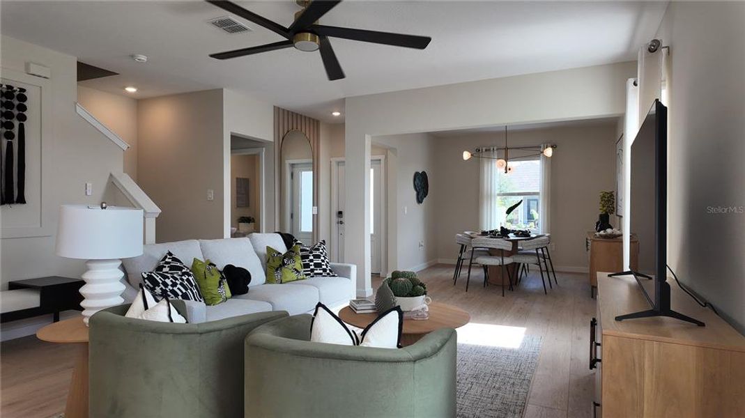 Furnished interior view inside a new home in , St. Cloud (Image 12).