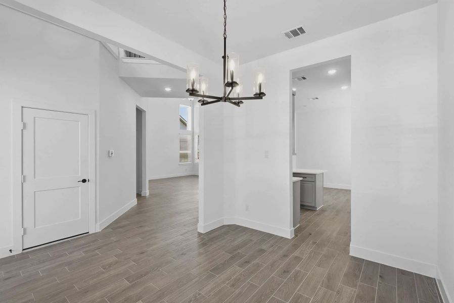 Representative unfurnished interior of a home built from the Emma by Chesmar Homes in Bridgeland, Elgin (Image 16).