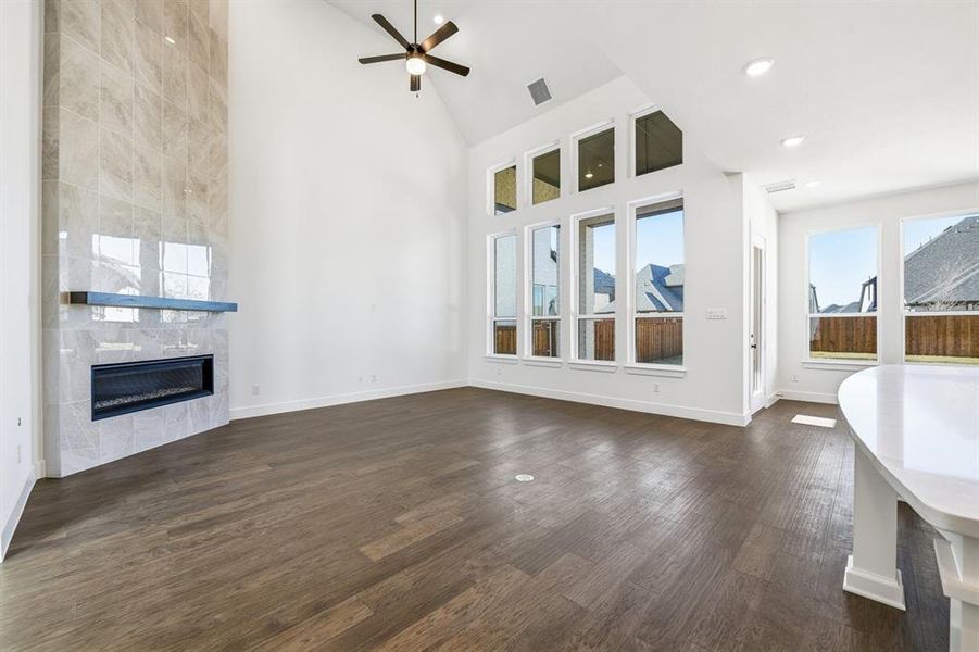 Spacious, unfurnished interior of a new home in Mosaic: 60ft. lots, Celina (Image 13).