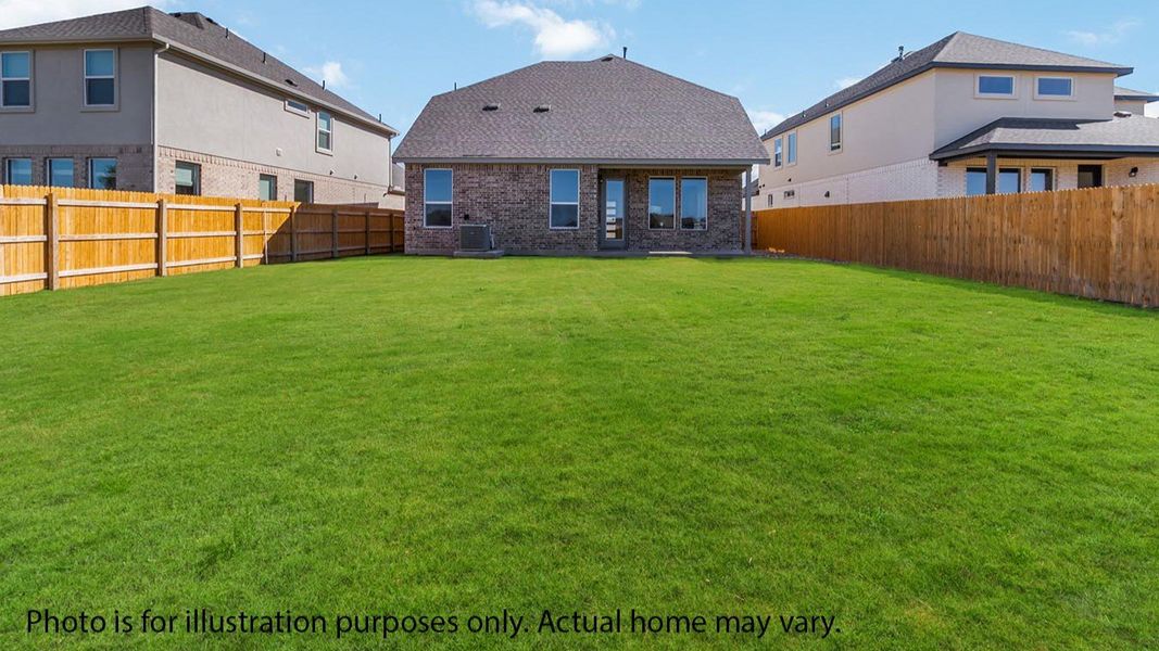 Representative exterior details of a home built from the The Lincoln II by D.R. Horton in Rosenbusch Ranch, Leander (Image 22).