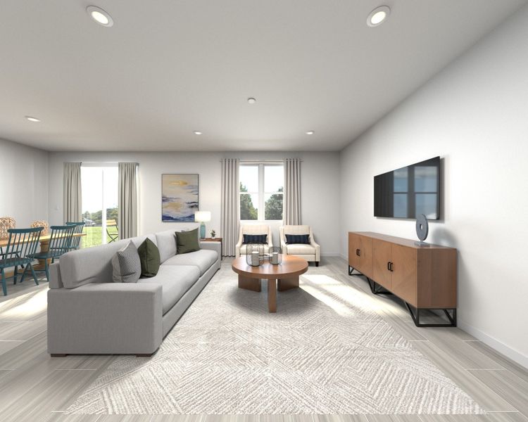 Furnished interior view inside a new home in Magnolia Bay - Classic Series, Nokomis (Image 5).
