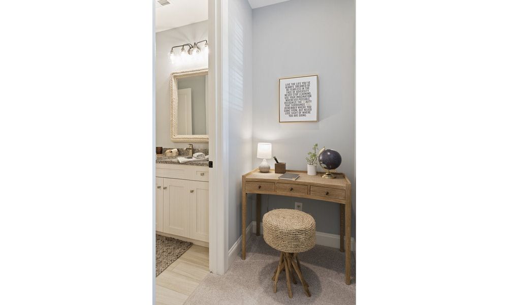 Representative furnished interior of a home built from the Tiburon II by Classica Homes in McLean - Waterfront, Clover (Image 21).