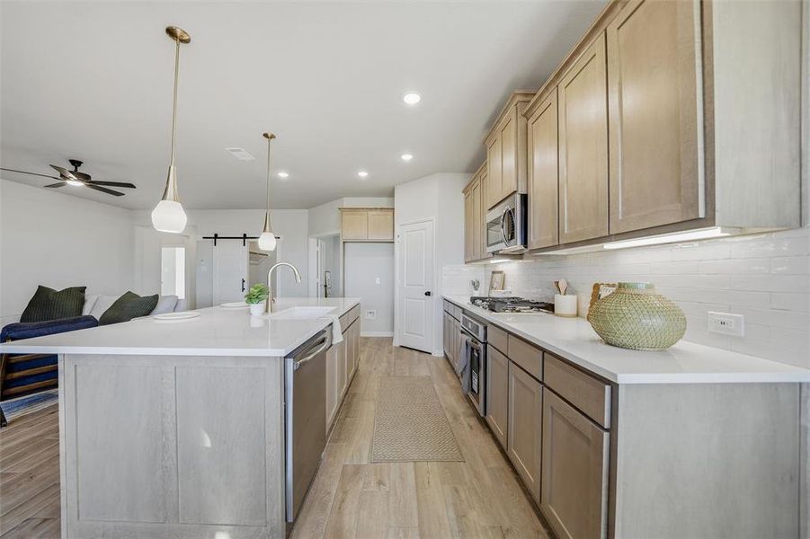 Furnished interior view inside a new home in Morningstar, Aledo (Image 13).