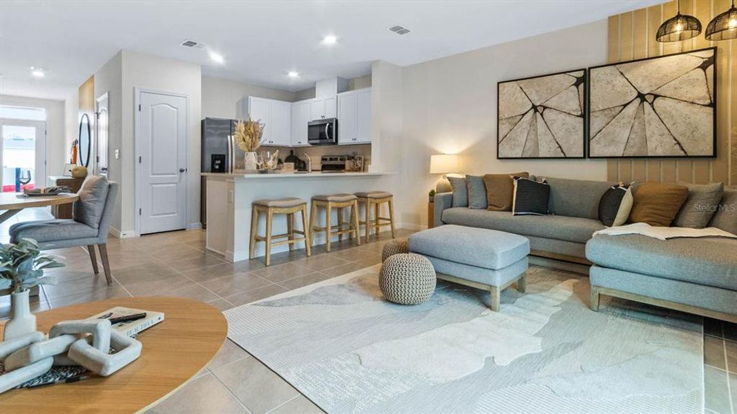 Furnished interior view inside a new home in , Davenport (Image 6).
