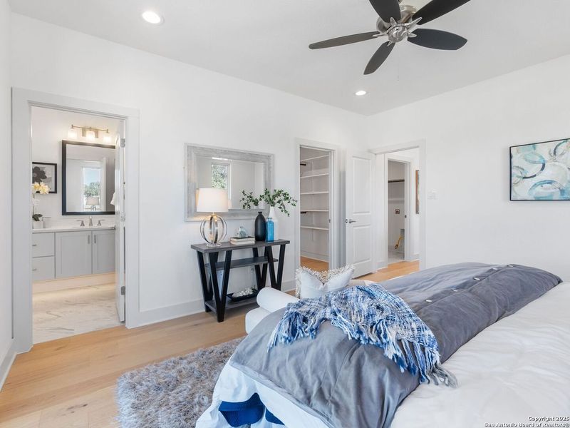 Furnished interior view inside a new home in Victoria Commons, San Antonio (Image 19).
