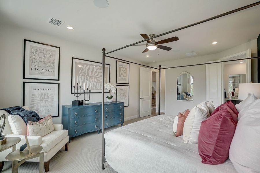Furnished interior view inside a new home in Cross Creek Meadows, Celina (Image 18).